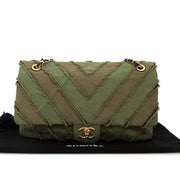 Chanel Canvas Patchwork Chevron Flapbag 2700 nu te koop bij labellov vintage webshop belgië