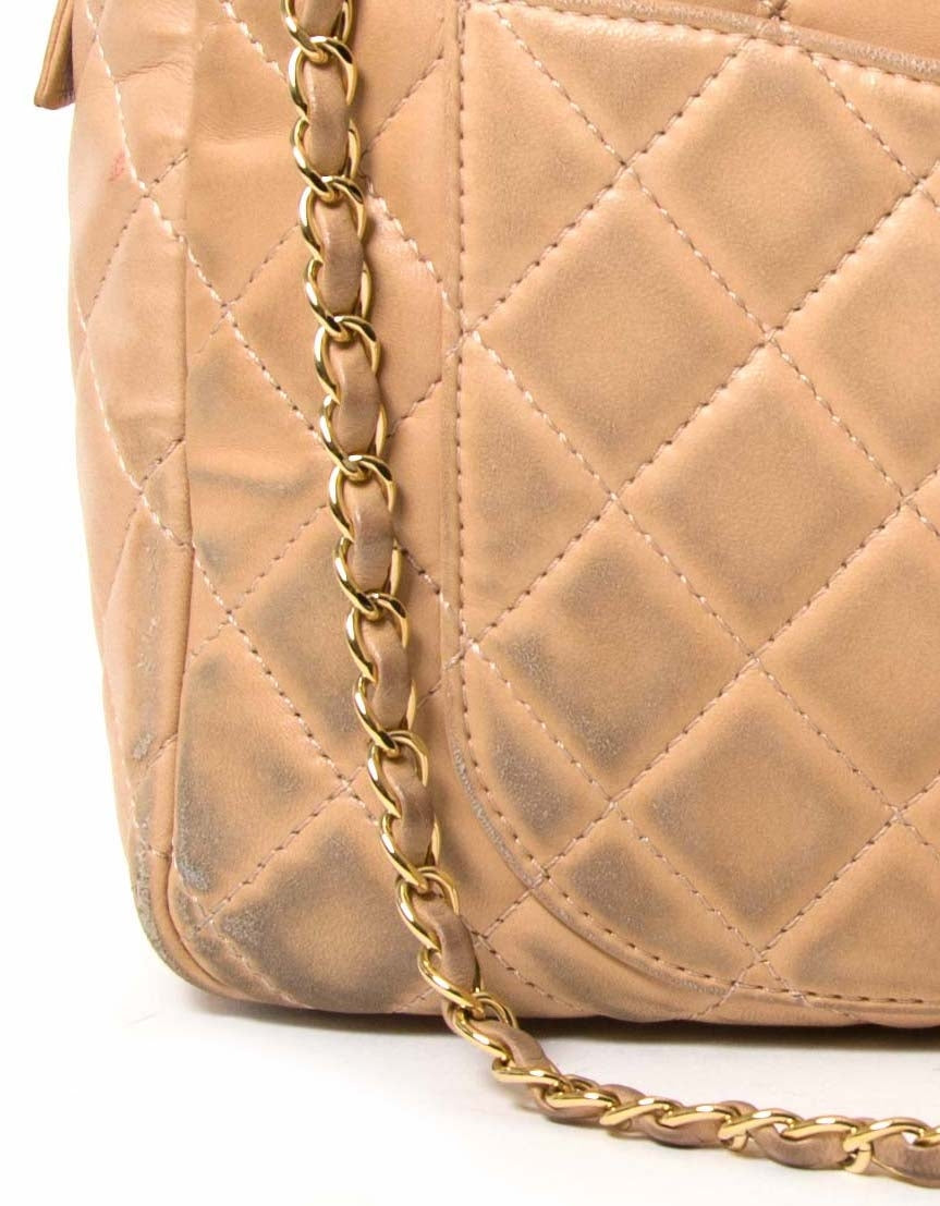chanel beige reissue camera bag now for sale at labellov vintage fashion webshop belgium