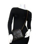 chanel black lambskin cc's tassel bag now for sale at labellov vintage fashion webshop belgium
