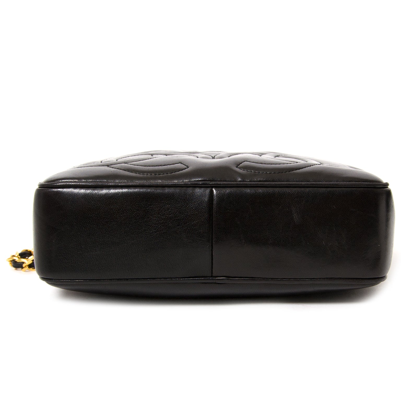 chanel black lambskin cc's tassel bag now for sale at labellov vintage fashion webshop belgium