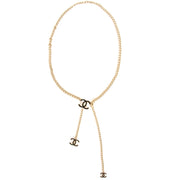 chanel silver-toned chain logo necklace/belt now for sale at labellov vintage fashion webshop belgium