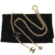 chanel silver-toned chain logo necklace/belt now for sale at labellov vintage fashion webshop belgium
