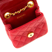 veilig online shopping bij labellov vintage webshop belgië met chanel 2.55 reissue vintage lambskin chain met micro mini tas charm riem