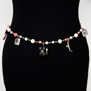 shop your luxury Chanel Resin Beauty Icons Pearl Necklace/Belt at the best price