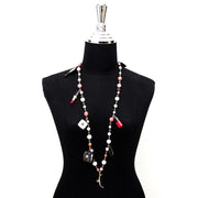 acheter en ligne seconde main sac a main Chanel Resin Beauty Icons Pearl Necklace/Belt