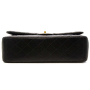 Chanel Black Lambskin Leather Maxi Classic Flap Bag GHW for sale online