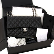 full set as new *NEVER USED* Chanel Medium Classic Double Flap Bag secondhand