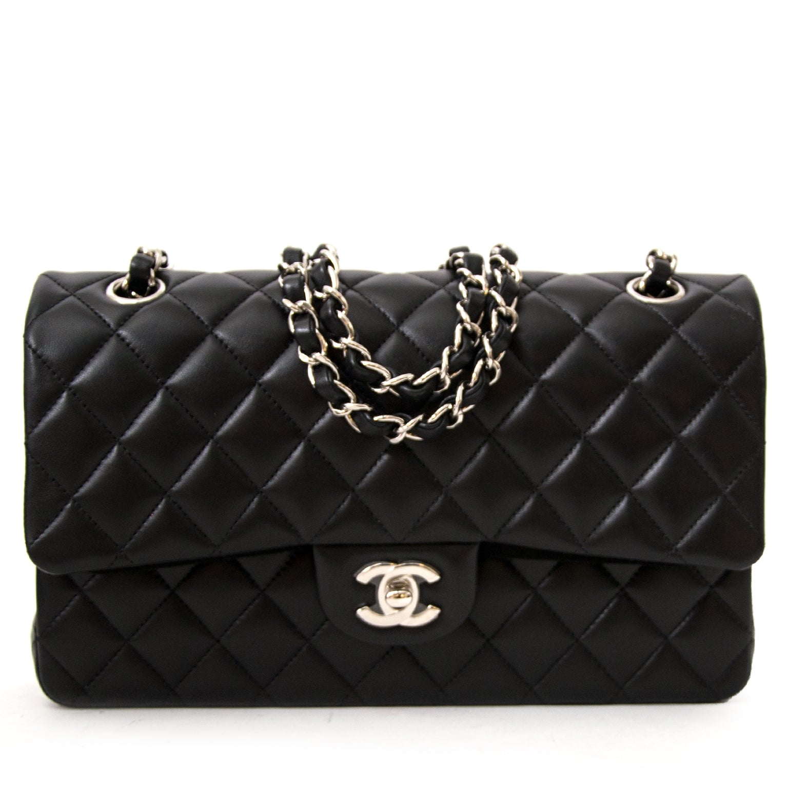 wordlwlide shipping secondhand luxury *NEVER USED* Chanel Medium Classic Double Flap Bag