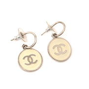 shop safe online your secondhand Chanel Loop CC Charm Earrings