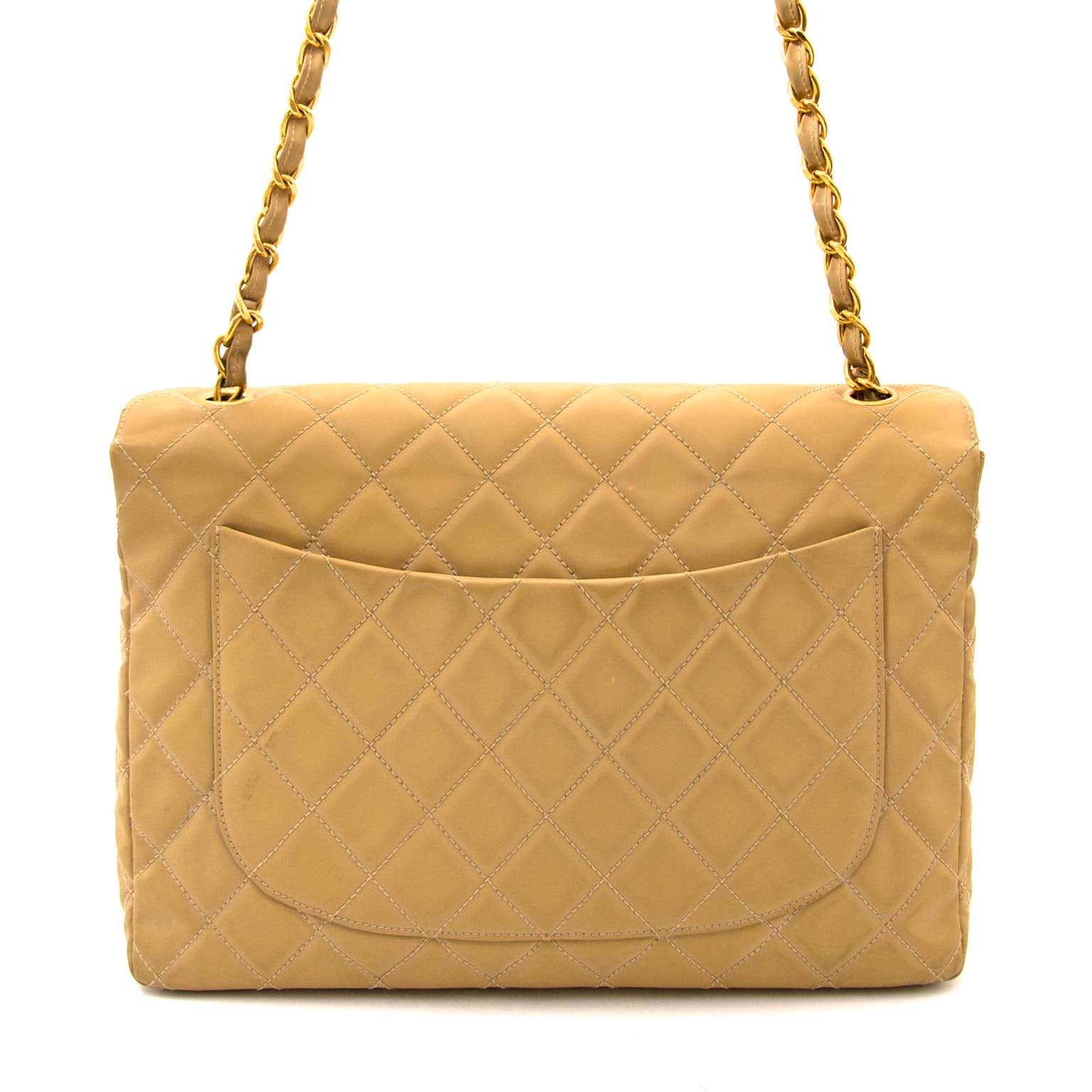 Chanel Nude Classic Single Flap Bag te koop online
