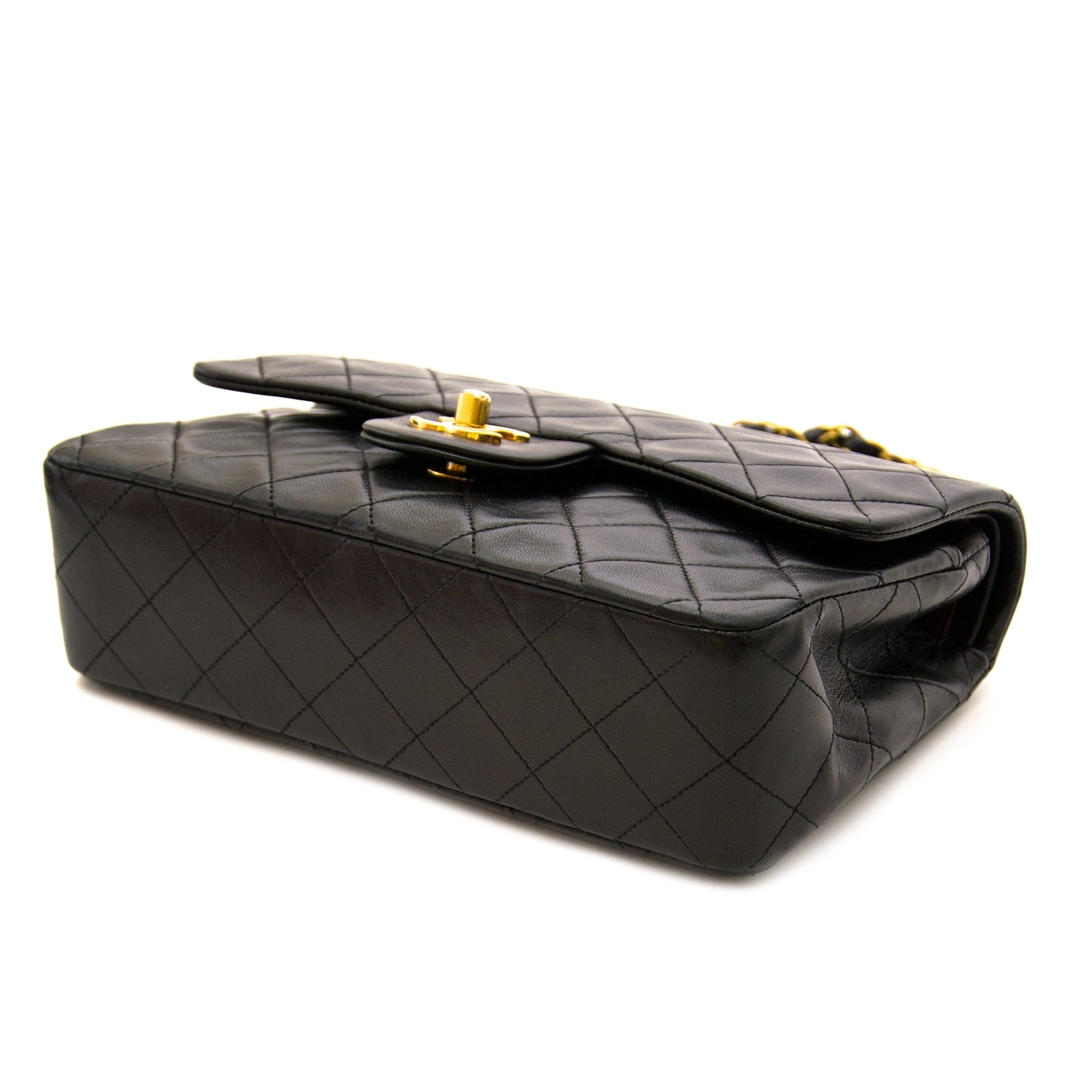 shop safe online secondhand Vintage Chanel Black Small Classic Double Flap Bag