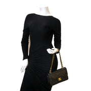 acheter en ligne seconde main Vintage Chanel Black Small Classic Double Flap Bag