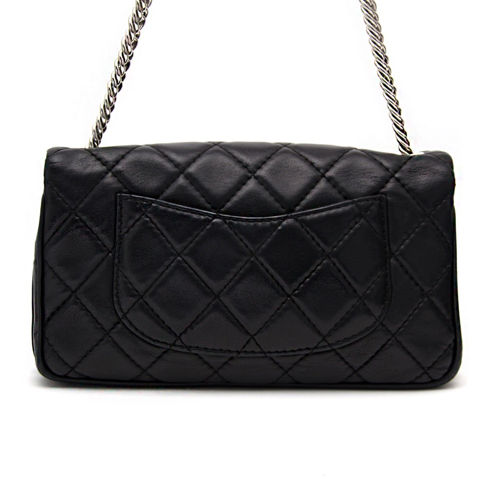 acheter en ligne pour le meilleur prix comme neuf sac a main chanel black icon flap bag