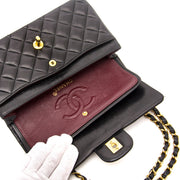 koop aan de beste prijs Chanel Black Classic Double Flap Bag 100% authentiek