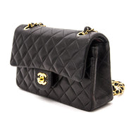 real real designer luxury bags at the best price worldwide shipping Chanel Black Classic Double Flap Bag