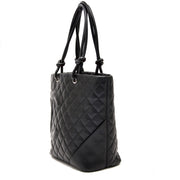 shop safe online at the best price chanel black cambon tote bag like new webshop www.labellov.com