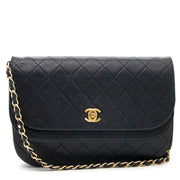 koop veilig online aan de beste prijs Chanel Vintage Dark Blue Flap Bag aan de beste prijs online webshop labellov.com