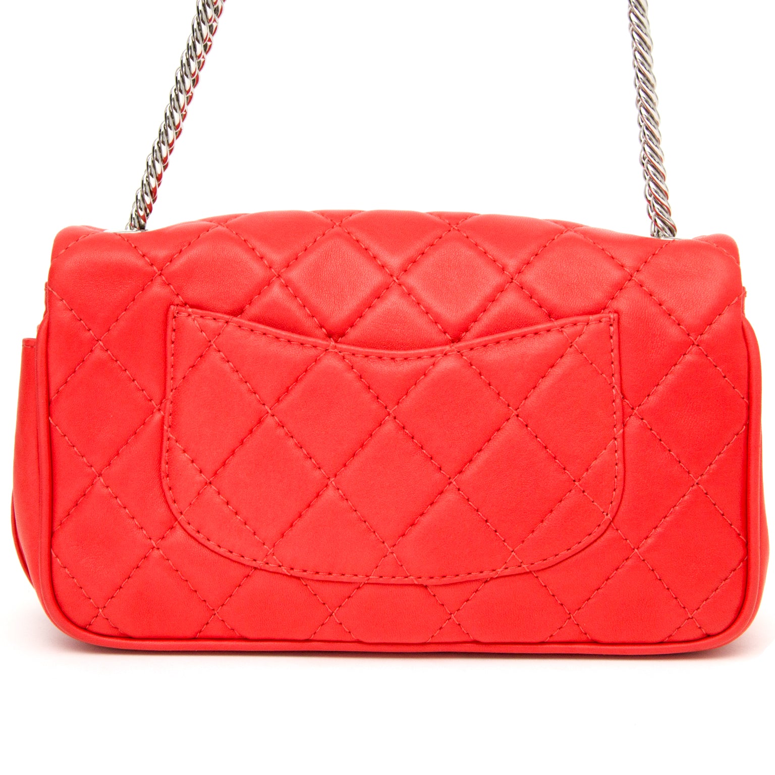 acheter en ligne pour le meilleur prix comme neuf sac a main chanel icons red flap bag