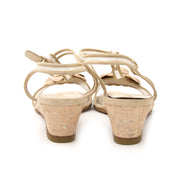 Looking for Chanel Flower Cork Wedge Sandals - Size:42?