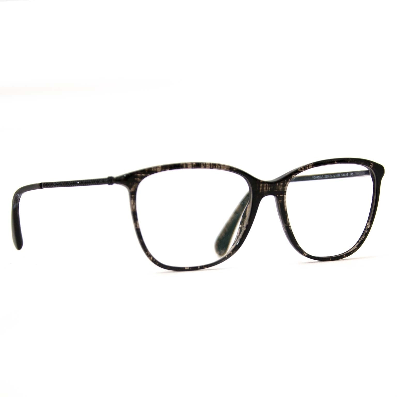 koop authentieke chanel square frame brillen bij labellov vintage mode webshop