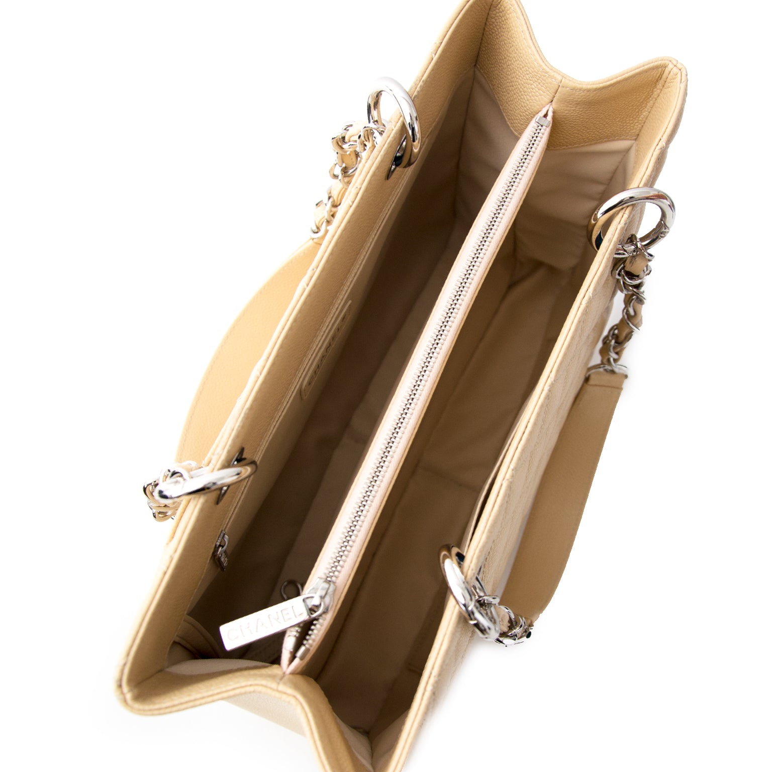 opzoek naar tweedehands? As New Poudre Chanel Grand Shopping Tote