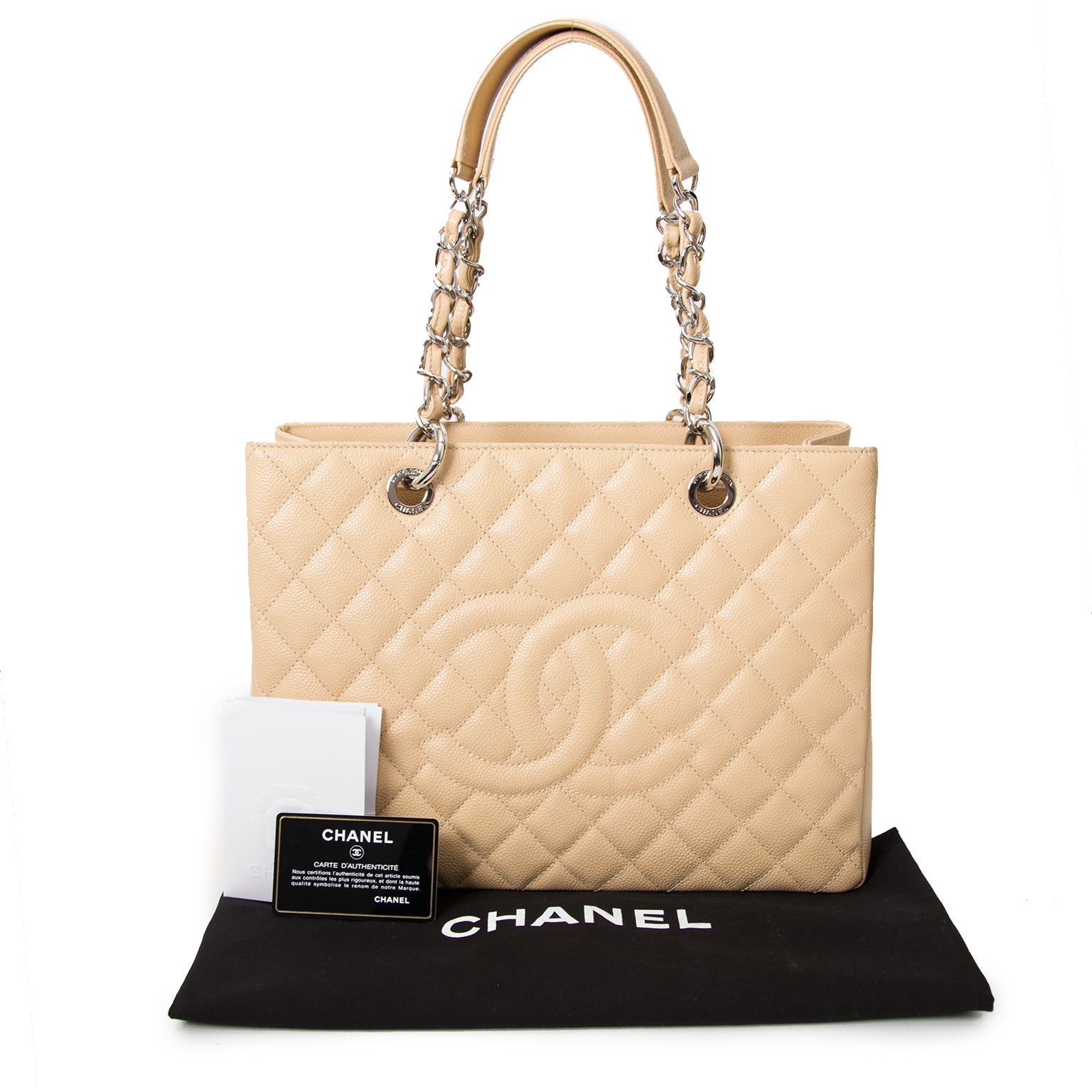 worldwide shipping As New Poudre Chanel Grand Shopping Tote sold out every where