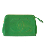 buy chanel green double c pochette now online at labellov vintage fashion webshop belgium