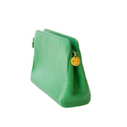 buy chanel green double c pochette now online at labellov vintage fashion webshop belgium
