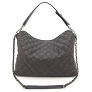 Chanel Grey Leather Hobo Bag at the best price 2017
