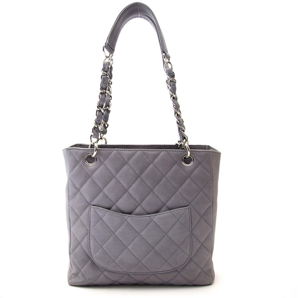 Koop authentieke tweedehands Chanel Quilted grijze shopper aan een eerlijke prijs bij LabelLOV. Veilig online shoppen.