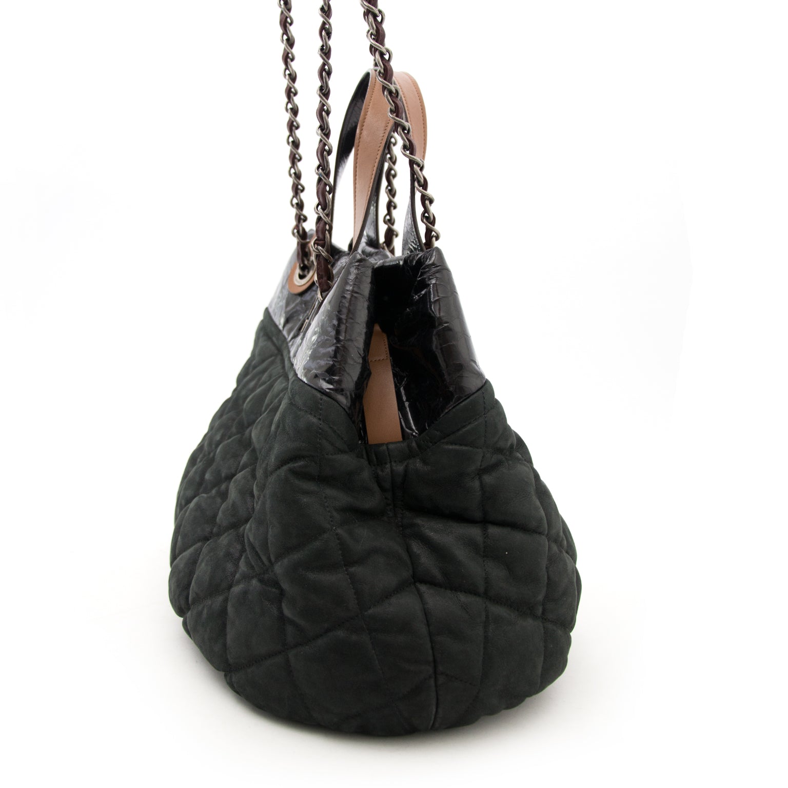 Authentic luxury designer items like Chanel Black In The Mix Large Tote Bag available at Labellov.com