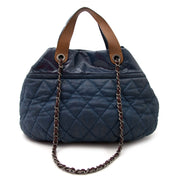 comme neuf sac a main Chanel 'In The Mix' Jeans Blue Large Tote