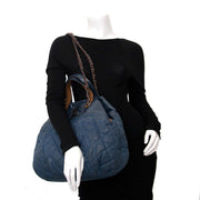 shop online your designer Chanel 'In The Mix' Jeans Blue Large Tote at the best price