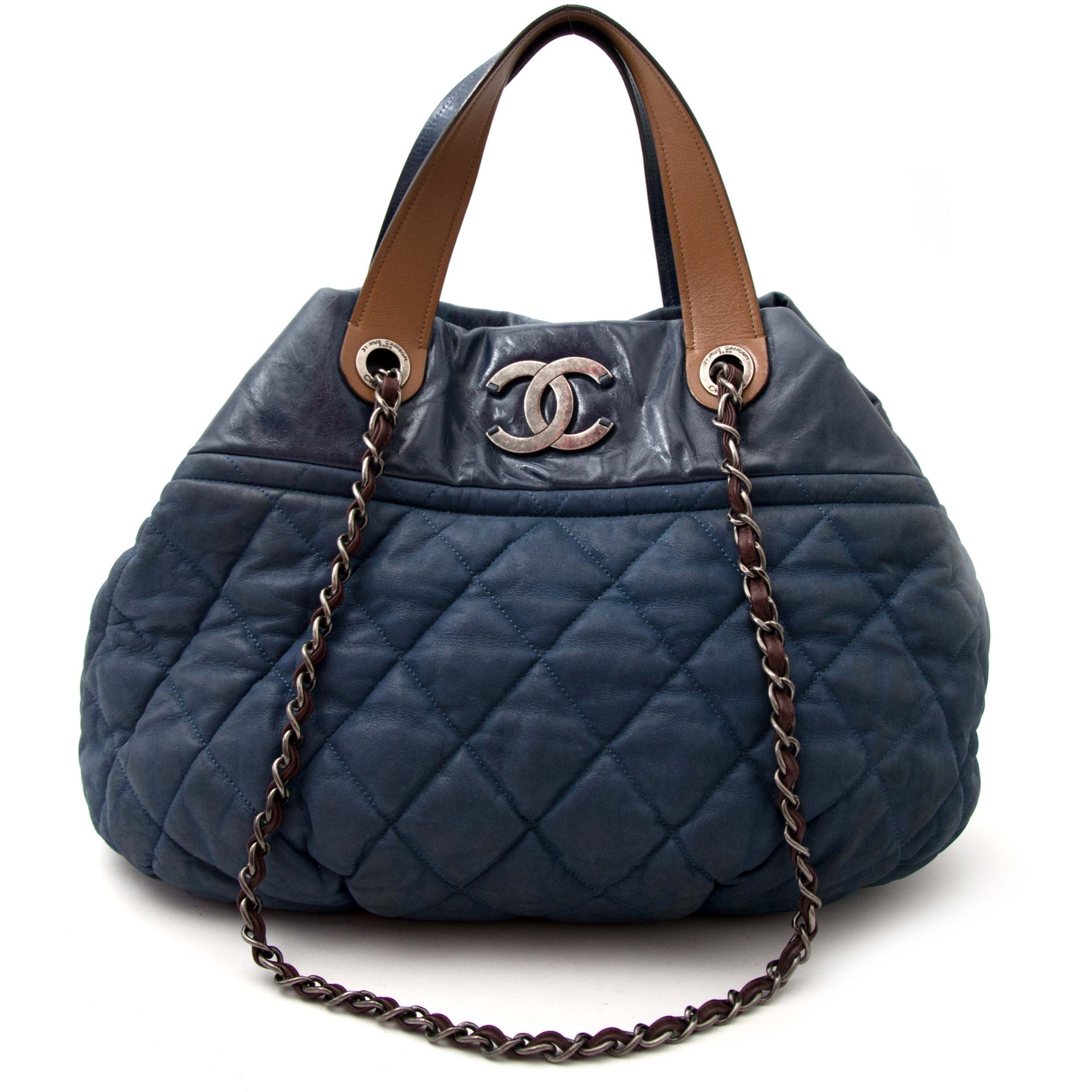 acheter Chanel 'In The Mix' Jeans Blue Large Tote enligne pour le meilleur prix