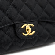 We sell the perfect fashionista bag, the Chanel Black Maxi Caviar Classic Double Flap Bag, luxury items online and with worldwide shipping.