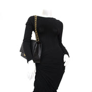 Luxury webshop www.labellov.com now offers a beautiful Chanel Black Maxi Caviar Classic Double Flap Bag, worldwide shipping and reasonable prices.