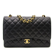 chanel maxi black classic double flap bag now online at labellov.com