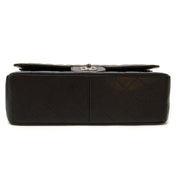 Chanel Classic Flap Bag Jumbo Black Caviar Leather pour le meilleur prix chez Labellov