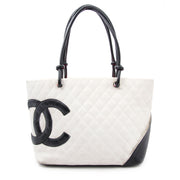 Shop authentic Chanel White Lambskin Tote Bag at the right price at Labellov.com