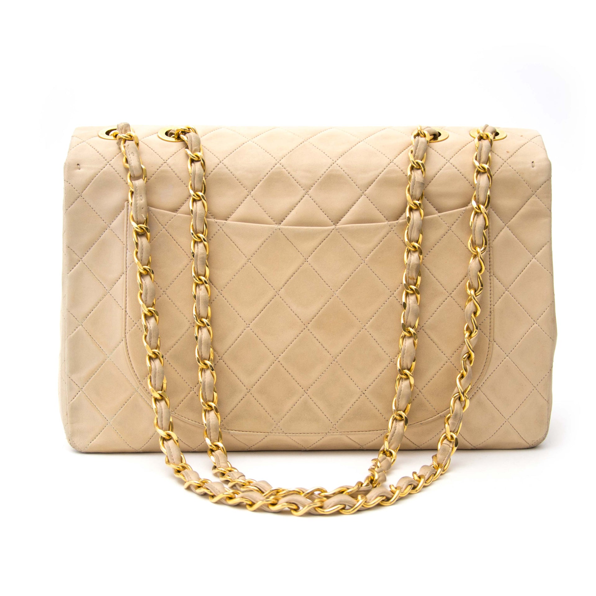 chanem maxi flap bag beige now online at labellov.com