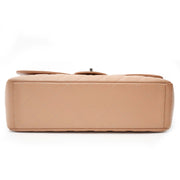 acheter en ligne pour le meilleur prix Chanel Beige Caviar Maxi Classic Single Flapbag
