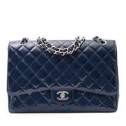 Preloved Chanel Maxi Single flap bag patent