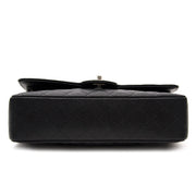 Achetez Chanel Noire Caviar Medium Classique Single Flap Sac en ligne chez Labellov.com