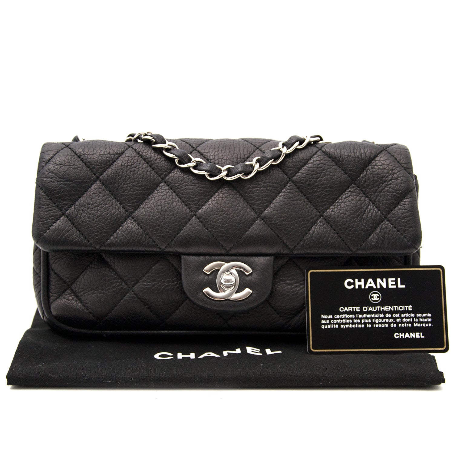 Looking for a Chanel Black East West Flap Bag?