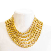 chanel gold-tone chain necklace now for sale at labellov vintage fashion webshop belgium