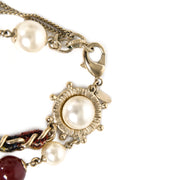 chanel faux pearl logo necklace now for sale at labellov vintage fashion webshop belgium