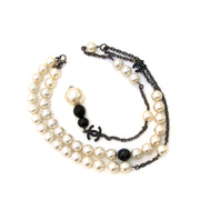 chanel faux parel logo ketting te koop bij labellov vintage mode webshop belgië