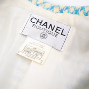 Chanel Baby Blue Pied-de-Poule Vest - Size 38 kopen en verkopen
