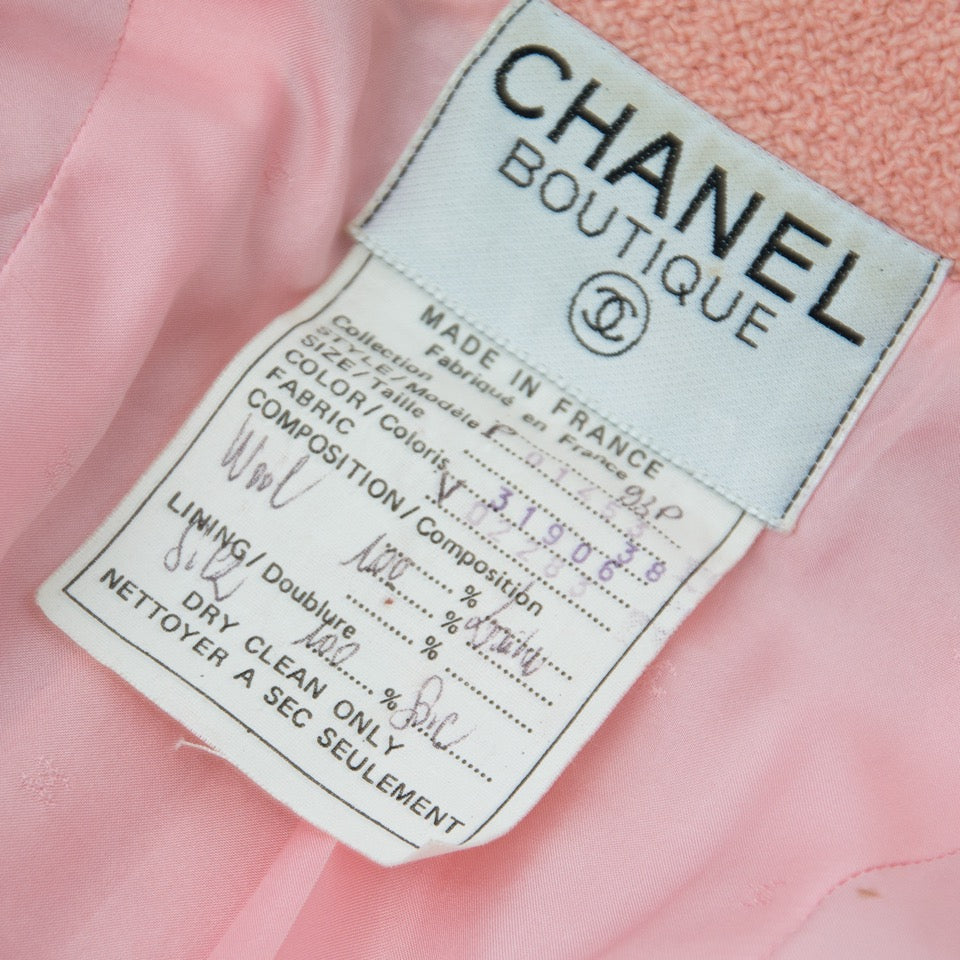 Chanel Pink Bouclé Tailleur Set