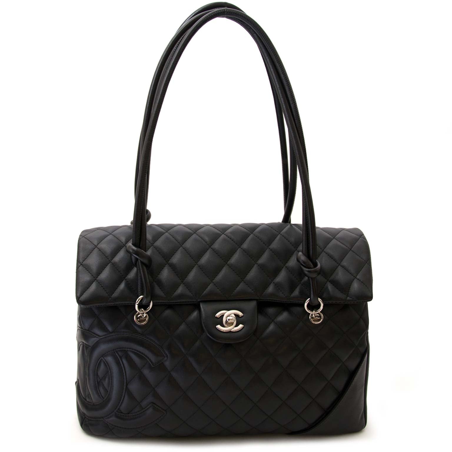 chanel quilted cc tote now for sale at labellov vintage fashion webshop belgium